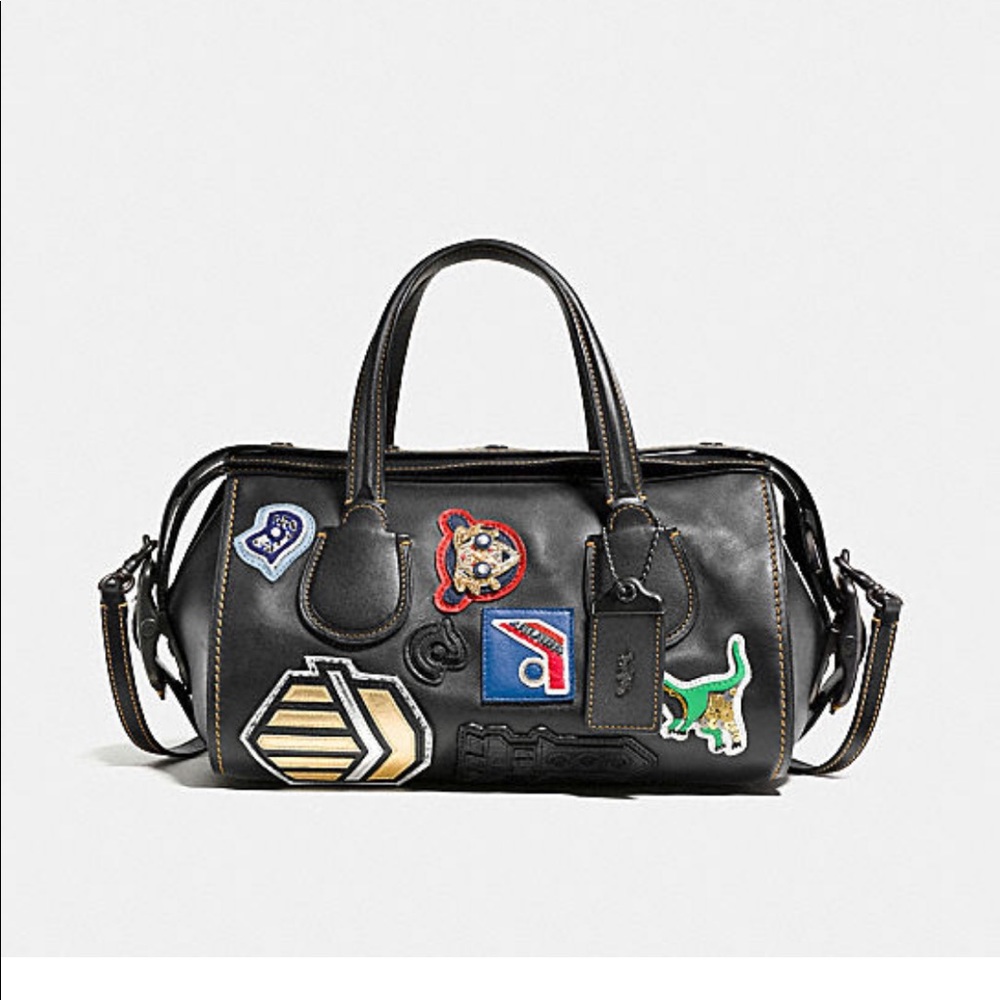 Coach 1941 Rogue Badlands Varsity Patches Satchel